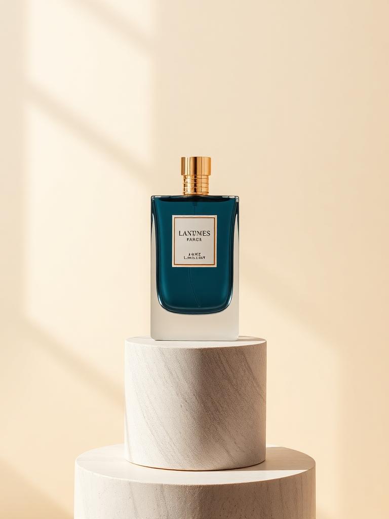AI-generated luxury perfume marketing poster